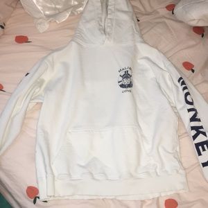 brandy melville white sweatshirt